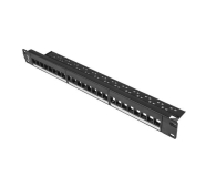 Lanberg Patch panel 24 porty 1U 19"czarny PPKS-1024-B - 1385326 - zdjęcie 1